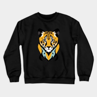 Portrait of Cheetah Crewneck Sweatshirt